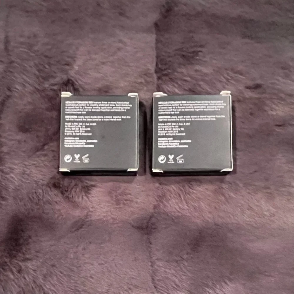 Two (2) - ModelCo Metallic Eyeshadow Trio - St Tropez - New in Box